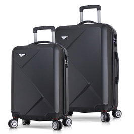 Zoozie Bags Set de maletas de 2 piezas Negro